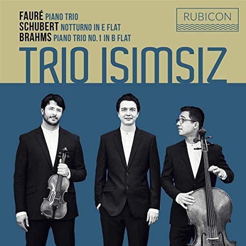CD cover featuring Trio Isimsiz, a classical music ensemble.