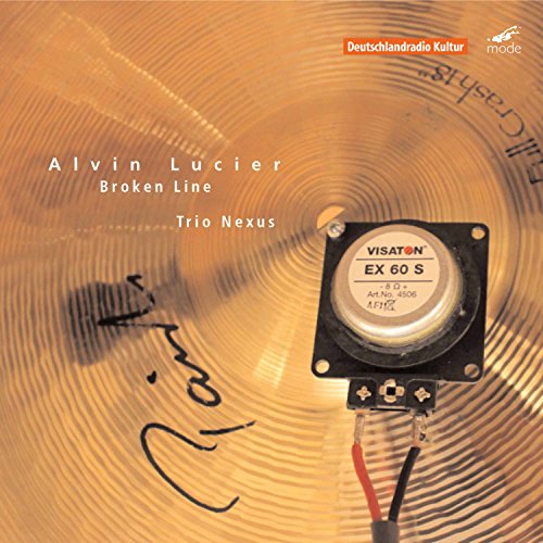 CD cover featuring a gold vinyl record with a speaker attached.