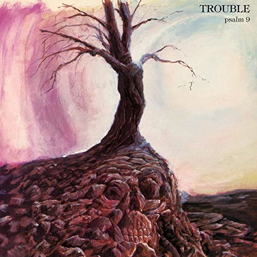 CD cover for Trouble's "Psalm 9" featuring a bare tree on a hill.
