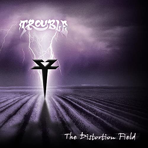 Album cover showing a dark symbol over a plowed field under a purple lightning storm.