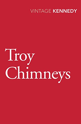 Red book cover with white text reading "Troy Chimneys" and "Vintage Kennedy".
