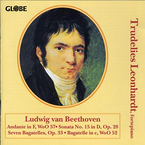 CD cover featuring a portrait of Ludwig van Beethoven and track listing.