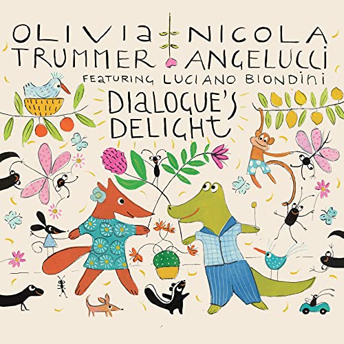 CD cover with colorful illustrated animals and handwritten title text.
