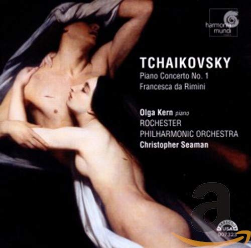 CD cover featuring a couple embracing, text reading "Tchaikovsky" and performer names.
