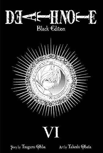 Death Note Black Edition volume 6 cover with Near inside a circular ornate frame.