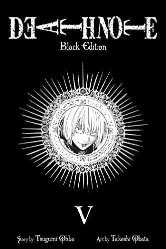 Death Note Black Edition volume 5 cover featuring Near in a circular ornate frame.