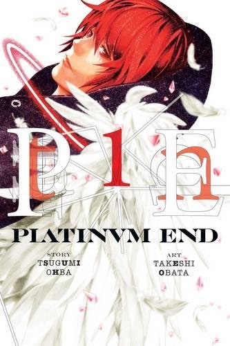 Manga cover: red-haired man with wings, large “P1” and falling feathers.