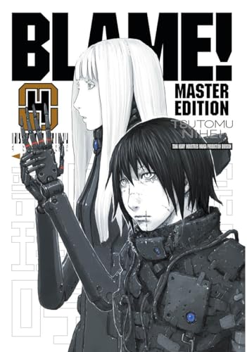 Blame! 4" manga cover featuring two characters with cybernetic details.