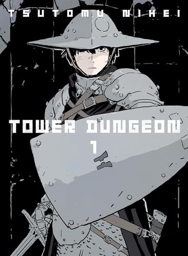 Manga cover: armored figure with shield and sword, dark background.