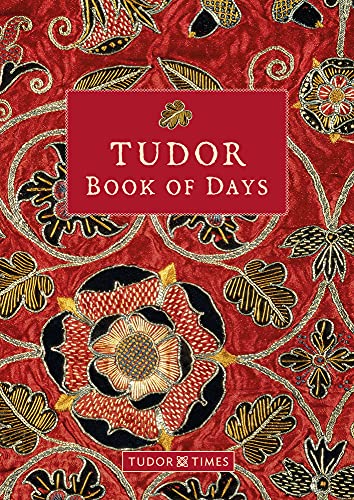 Red book cover with ornate gold floral embroidery and white title text.