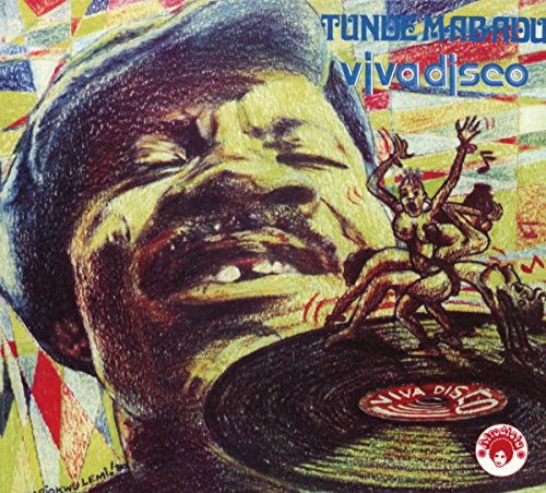 CD cover for Tunde Mabadu’s “Viva Disco” featuring illustrated portrait and dancers.