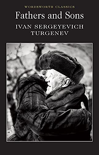 Book cover for Fathers and Sons featuring a black and white photo of two men.