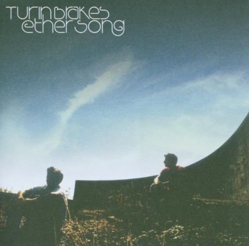 CD cover for Turin Brakes’ “Ether Song” featuring two figures outdoors.