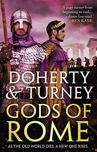 Book cover featuring two Roman soldiers in armor against a backdrop of ancient ruins.