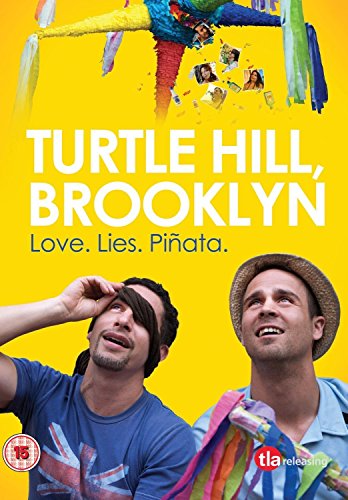 DVD cover featuring two men looking up at a piñata against a yellow background.