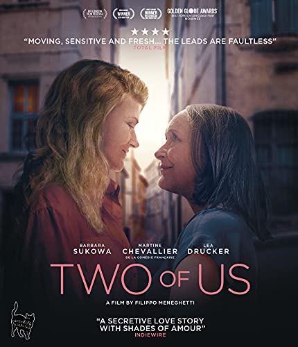 Two women face each other on the “Two Of Us” Blu-ray cover.