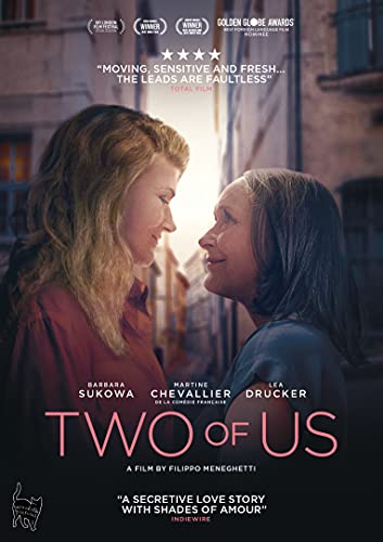 DVD cover for "Two Of Us" featuring two women facing each other.