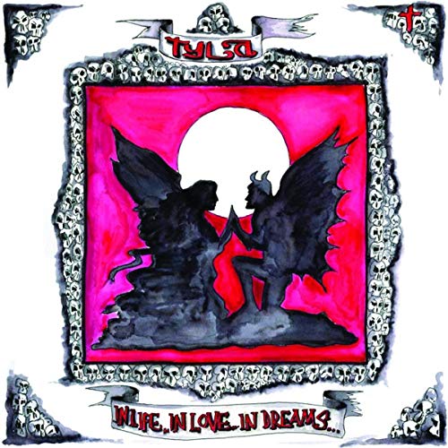 CD cover art: angel and devil figures in a red, ornate frame.