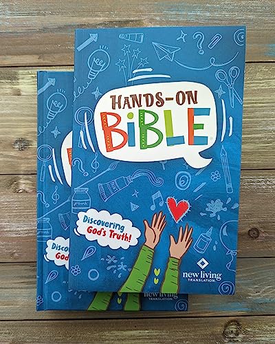 Softcover book with Bible text and study notes for hands-on learning activities.