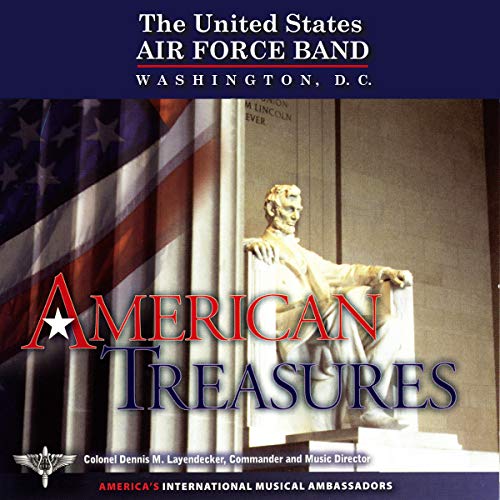 U.S. Air Force Band āAmerican Treasuresā CD cover with Lincoln Memorial.
