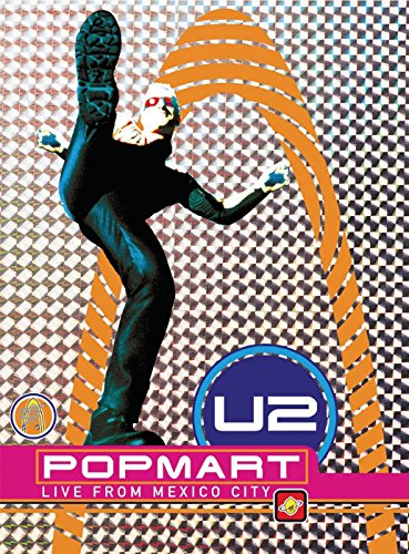 U2 Popmart DVD cover with a performer in a dynamic pose.