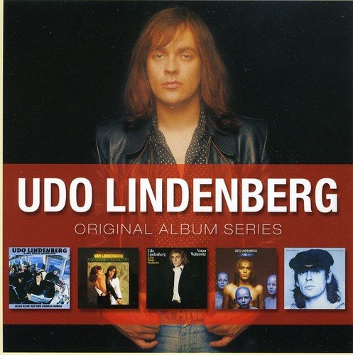 Udo Lindenberg album cover featuring a portrait and smaller album images.