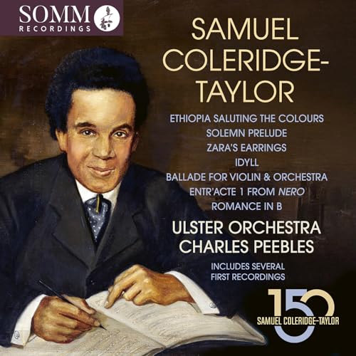 CD cover featuring portrait of composer Samuel Coleridge-Taylor.