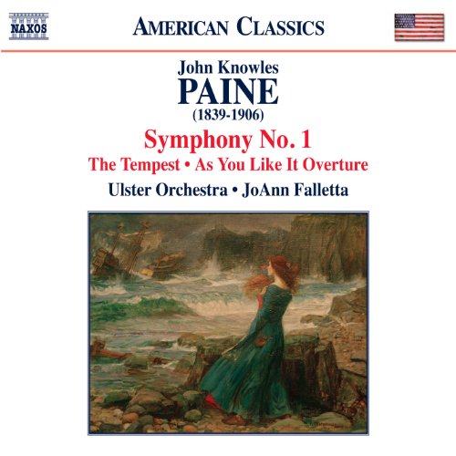 CD cover: painting of a woman overlooking a stormy seascape.