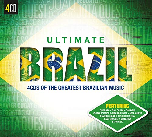 4CD set, “Ultimate Brazil,” with a green and yellow Brazilian flag design.