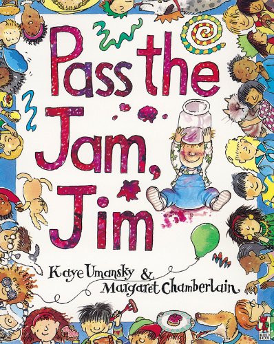 Book cover illustration of a child holding a jar surrounded by a crowd.
