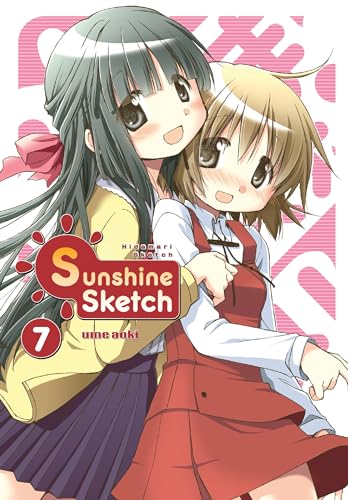 Two anime-style girls hugging on the cover of Sunshine Sketch volume 7 manga.
