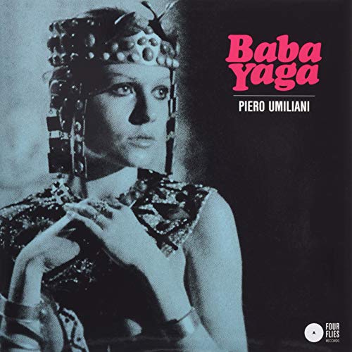 Record cover featuring a woman in ornate headwear, text "Baba Yaga".