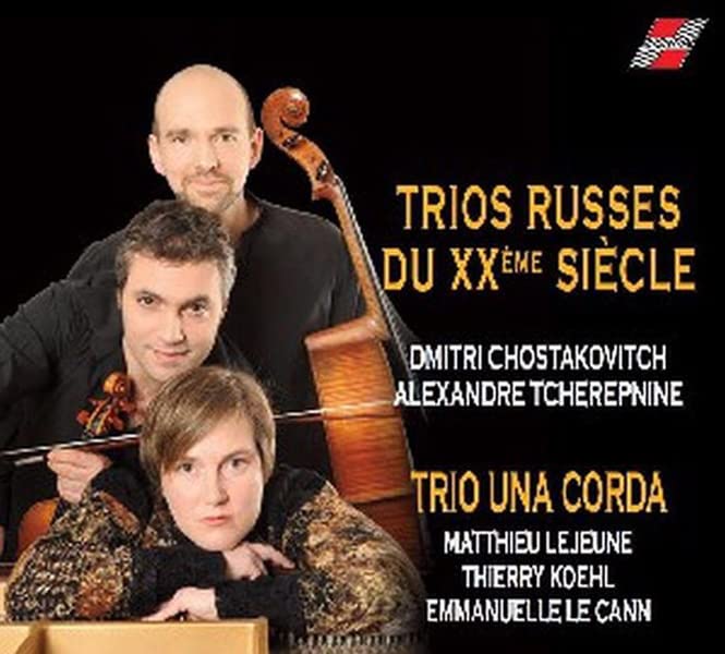 CD cover featuring three musicians with cello, violin, and piano.