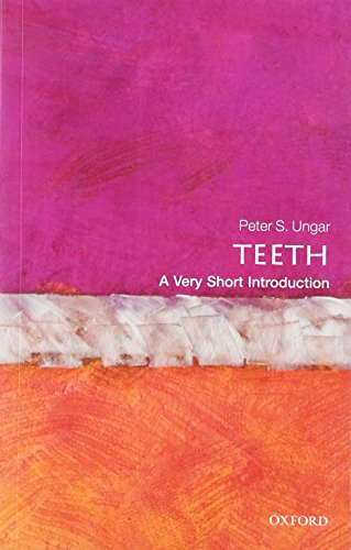 Book cover: "Teeth: A Very Short Introduction" with abstract art.