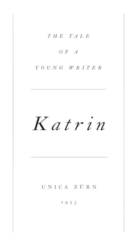 Book cover with title “Katrin: The Tale of a Young Writer” in black text.