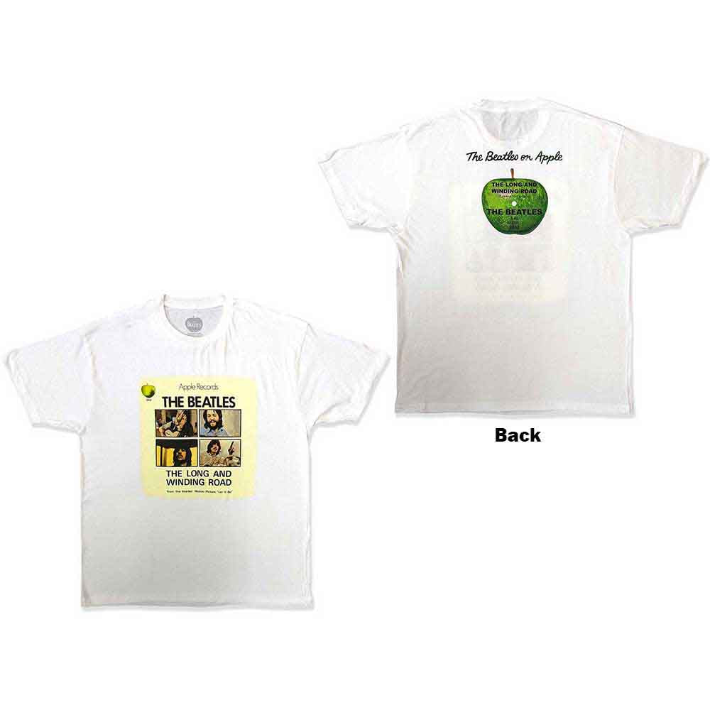 The Beatles Unisex T-Shirt: Vintage Long & Winding Road