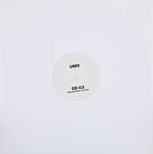 White vinyl record label with "UMO" and "SB-03" text.