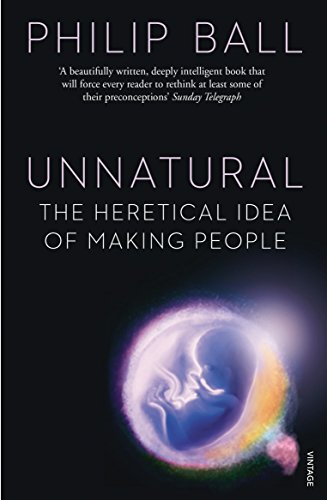 Book cover for "Unnatural" featuring a fetal image and white text.