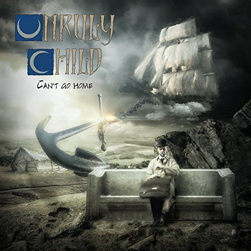 CD cover: surreal scene with ship, anchor, and man on bench.