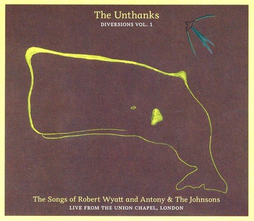 CD cover: brown background with golden whale illustration and text.
