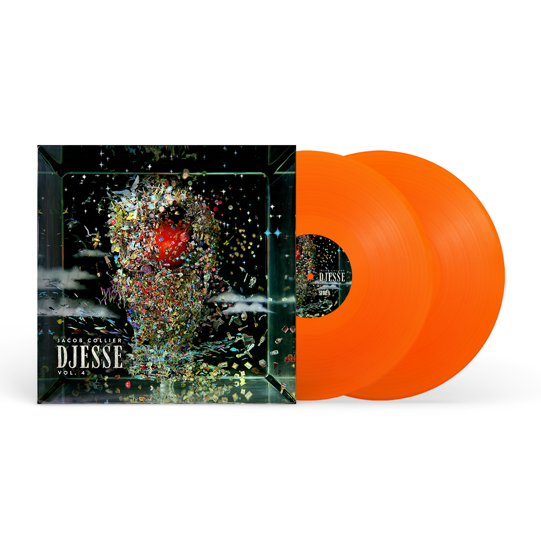Jacob Collier DJESSE Vol. 4 vinyl record with colorful cover art.