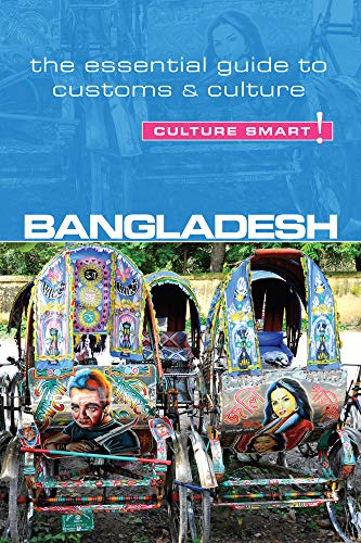 Book cover featuring colorful Bangladeshi rickshaws and text: "Bangladesh - Culture Smart!".