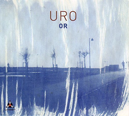 The image depicts a blue-toned album cover with a road scene and the text "URO OR".