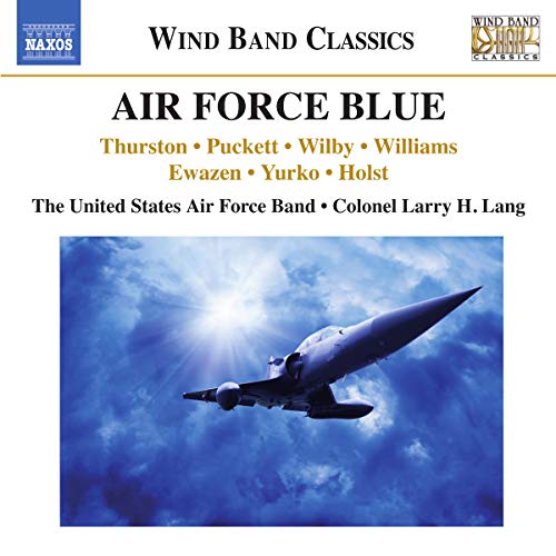 CD cover for "Air Force Blue" featuring a jet in a blue sky.