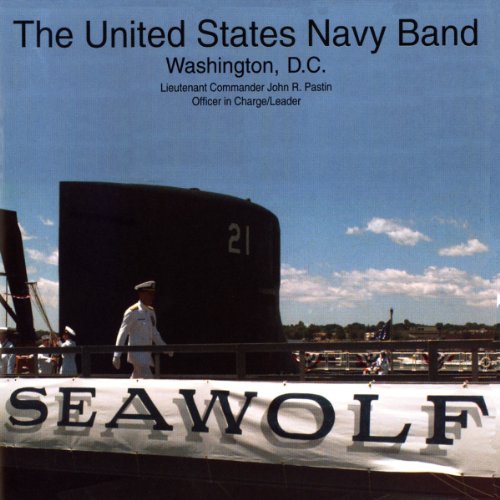 US Navy Band "Seawolf" CD cover featuring a submarine and officer.