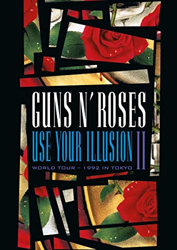 Guns N' Roses "Use Your Illusion II" DVD cover with red roses.