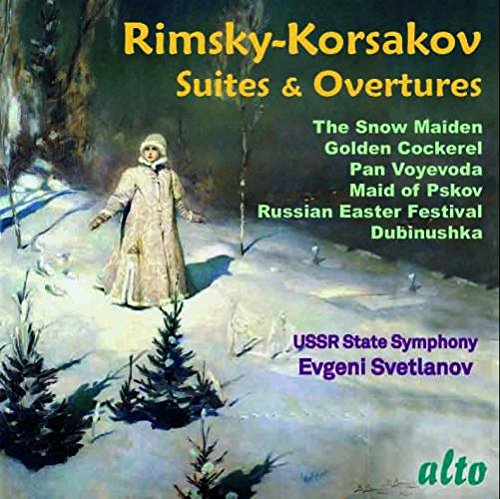 CD cover: winter scene with a woman in traditional clothing.