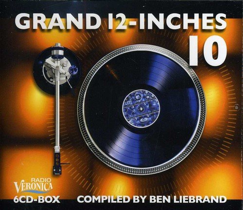 CD cover for “Grand 12-Inches 10” featuring a turntable and text.