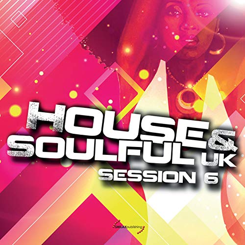 CD cover for “House & Soulful UK Session 6” with a woman’s face.