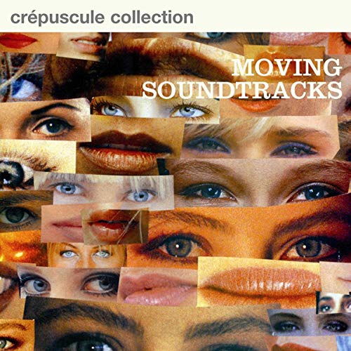 CD cover with a collage of close-up portraits of eyes and lips.